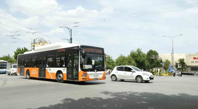 Gaziantep'te bayramda toplu taşıma ücretsiz olacak