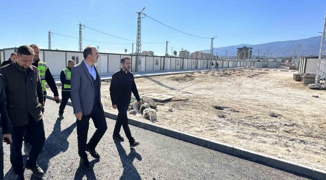 Hatay'daki Konya Konteyner Kentin ilk etabına depremzedeler yerleşmeye başladı