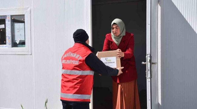 Şahinbey Adıyaman'a desteğini sürdürüyor