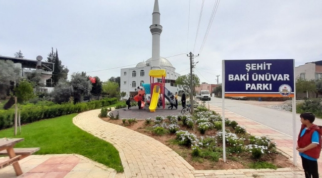 Şehit Baki Ünüvar Parkı çocukların hizmetine sunuldu