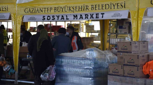 Sosyal marketler depremzedelerin ihtiyaçlarını karşılıyor