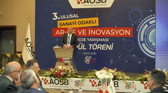 AOSB'de 3.Ulusal Sanayi Odaklı Ar-ge ve İnovasyon proje yarışmasında ödüller verildi