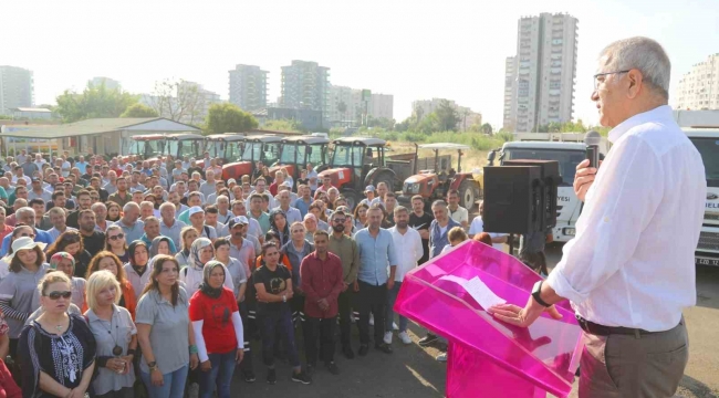 Başkan Tarhan personlle motivasyon buluşmasında bir araya geldi