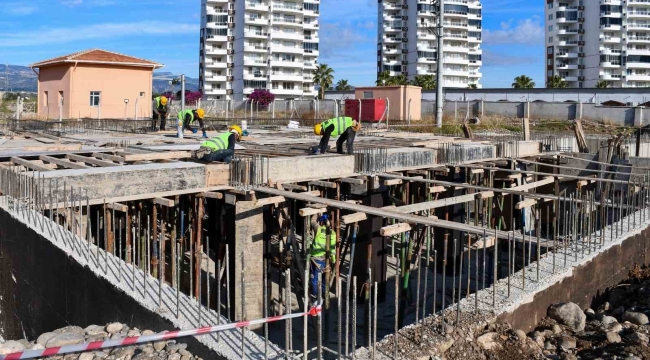 Çeşmeli Paket Atıksu Arıtma Tesisi çalışmaları sürüyor