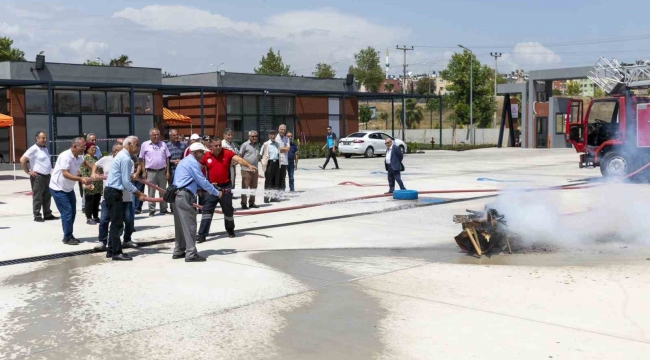 Emekli Evi üyelerine yangın eğitimi