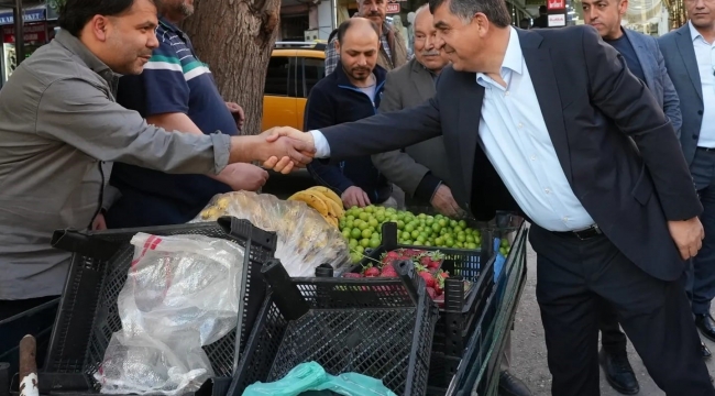 Fadıloğlu, esnafın sorunlarını dinledi