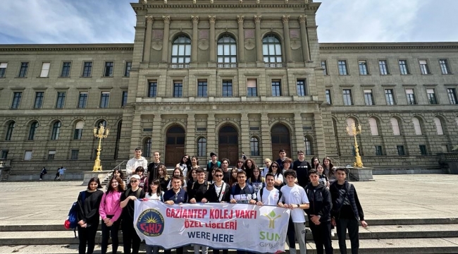 Gaziantepli öğrenciler Avrupa'yı mercek altına aldı