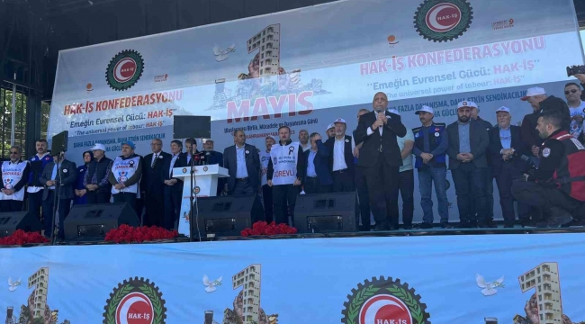 HAK-İŞ Genel Başkanı Arslan Kahramanmaraş'ta konuştu