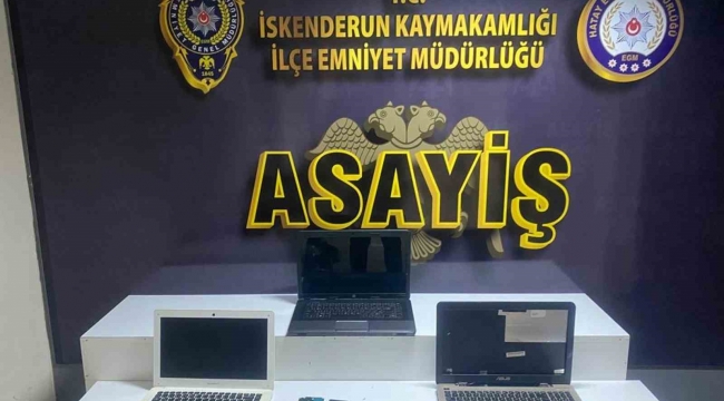 Hatay'da bilgisayar hırsızı tutuklandı