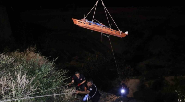 Kayıp olan bilgisayar teknisyeni, 30 metre yamaçtan yuvarlanmış halde yaralı olarak bulundu