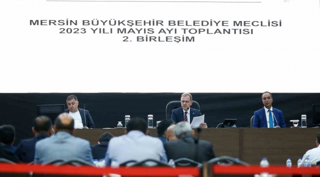 Mersin Büyükşehir Belediyesi Meclis Toplantısı gerçekleştirildi