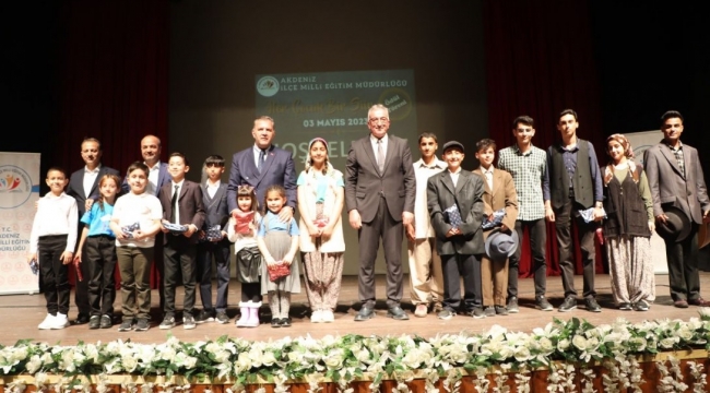 Mersin'de 'Her Çocuk Bir Şiir' projesi ödül töreni gerçekleştirildi