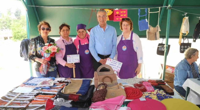 Mezitli'de bir kadın üretici pazarı daha açıldı