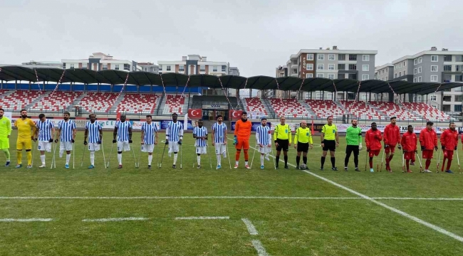 Şahinbey Ampute Futbol Takımı avantajlı döndü