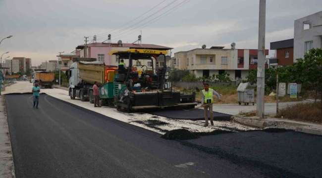 Tarsus'ta yol yapım çalışmaları sürüyor