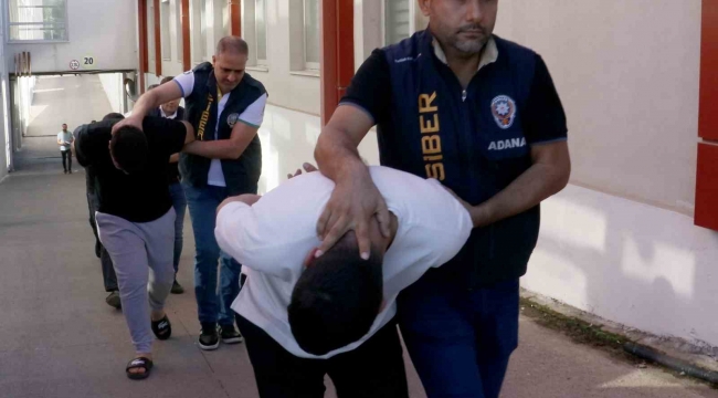 Adana'da "Sazan sarmalı" yöntemiyle 1 milyon 765 bin TL'lik vurguna 6 tutuklama