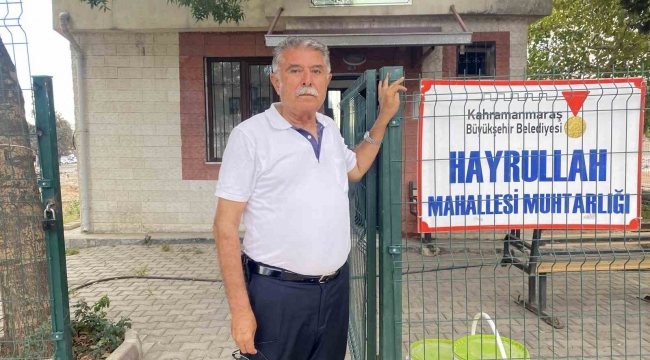 Depremde muhtarını kaybetti, yeni görevinde aza bulamadı