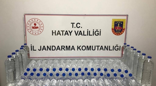 Hatay'da kaçak içki operasyonu