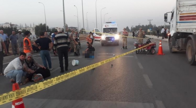 Hatay'da trafik kazası: 1 ölü, 1 yaralı