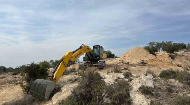 Kaçak kazı yapan 2 kişi suçüstü yakalandı