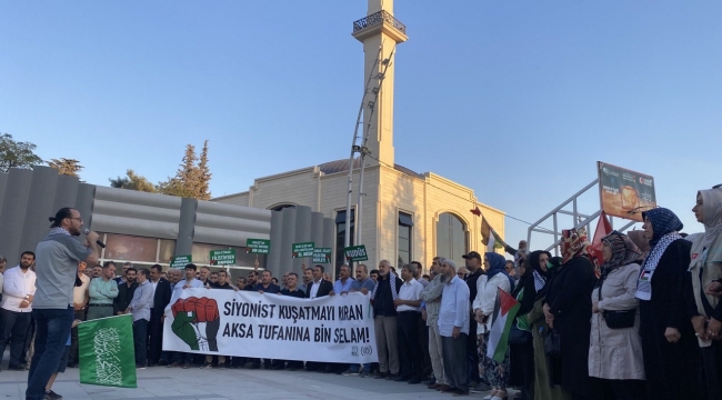 Kahramanmaraş'tan Filistin'e dua İsrail'e tepki