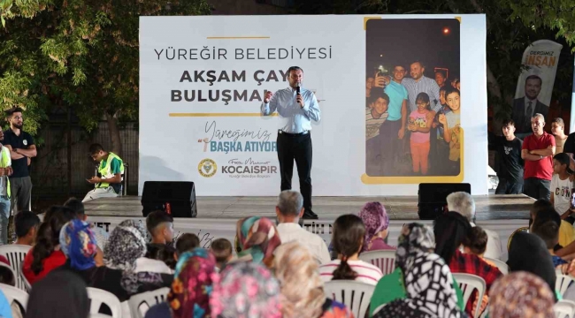 Kocaispir: "Yüreğir'de her noktaya eşit hizmet"