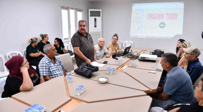 Mersin'de 'Organik Tarım Eğitimi' projesi devam ediyor