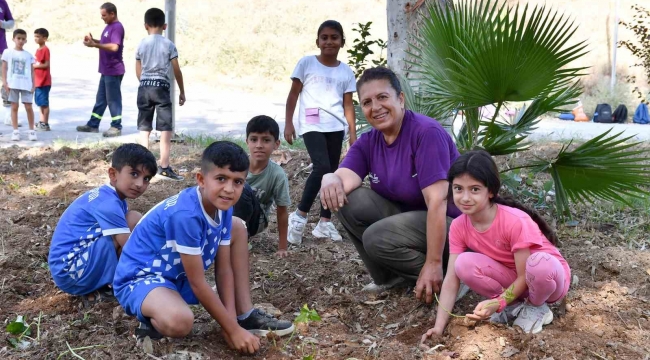 Mersin'de çocuklar 'Tarım Farkındalık Atölyeleri'ne katıldı