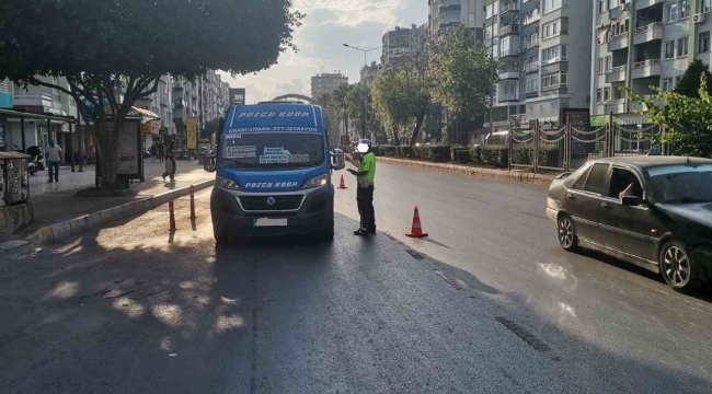 Mersin'de son bir ayda 27 bin 70 sürücüye idari para cezası uygulandı