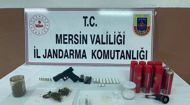 Mersin'de uyuşturucu ticareti yapan 1 şüpheli yakalandı