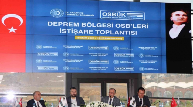 OSBÜK deprem bölgesindeki OSB'lerle buluştu