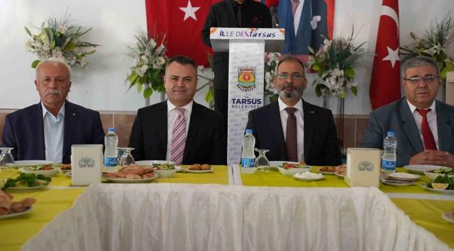 Tarsus Belediye Başkanı Bozdoğan: "Tarsus için muhtarımızla hep birlikte çalışacağız"