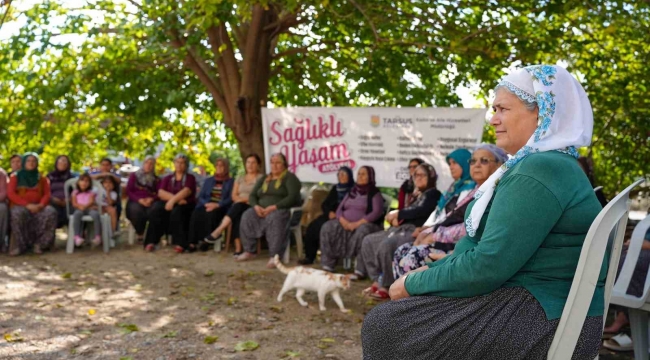 Tarsus'ta sağlıklı yaşam atölyesi düzenlendi