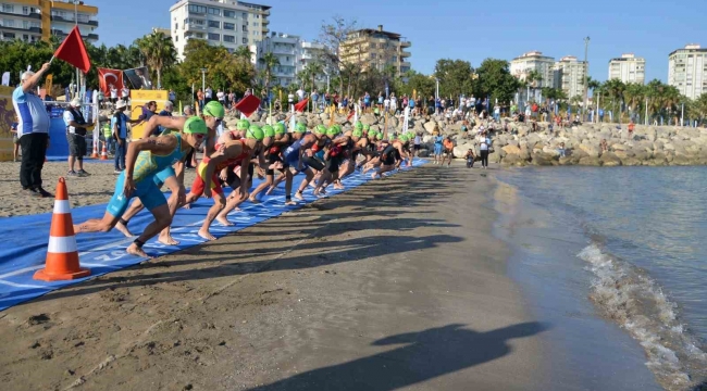 Yenişehir Avrupa Triatlon Kupası Yarışları Mersin'de başladı