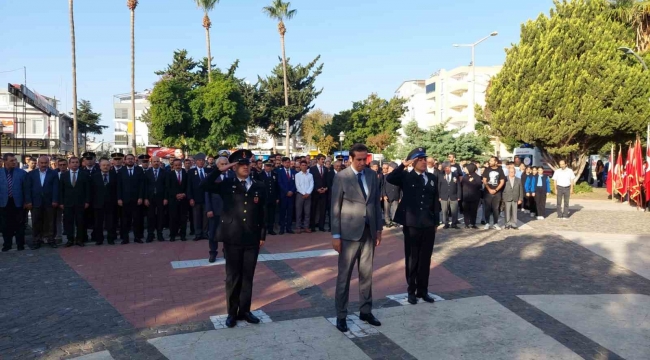 Atatürk, ölümünün 85. yılında Bozyazı'da anıldı