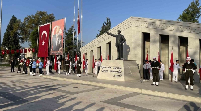 Atatürk, vefatının 85. yıl dönümünde Osmaniye'de anıldı