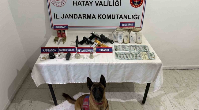 Hatay'da 10 kilo 100 gram esrar ele geçirildi