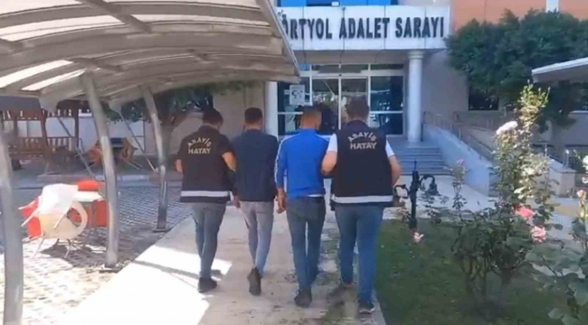 Hatay'da hırsızlık şüphelisi 5 kişi tutuklandı