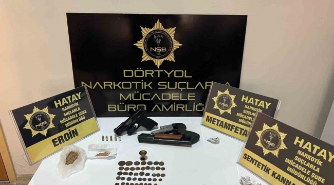 Hatay'da yakalanan 3 şüpheli şahıstan 1'i tutuklandı