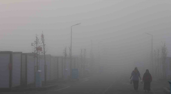 Kahramanmaraş'ta sis etkili oldu