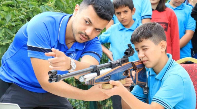 Poligon köy okullarına gitti, öğrenciler yeni bir sporla tanıştı