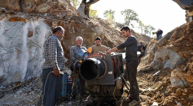 Pozantı Yağlıtaş Göleti sulamasında çalışmalar devam ediyor