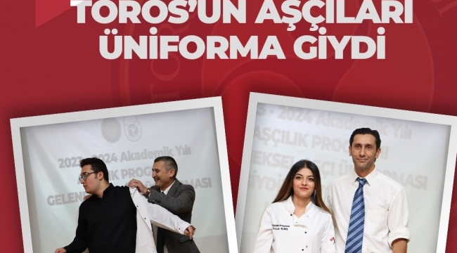 Toros'un aşçıları üniforma giydi