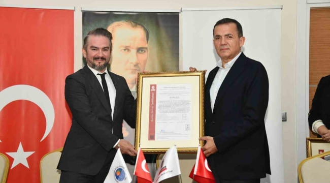 Yenişehir Belediyesinin hizmet kalitesi belgelendi