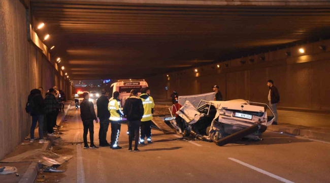 Adana'da asker uğurlama konvoyunda kaza: 4 yaralı