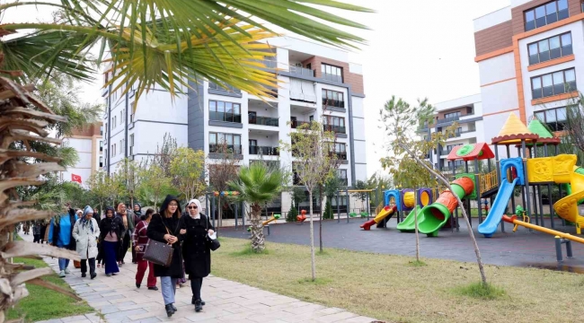 Akdenizli kadınlardan Çay Mahallesi TOKİ evlerine tam not