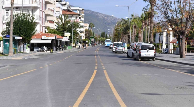 Anamur'da iskele yolu yenilendi