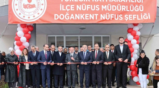 Doğankent nüfus şefliği törenle açıldı