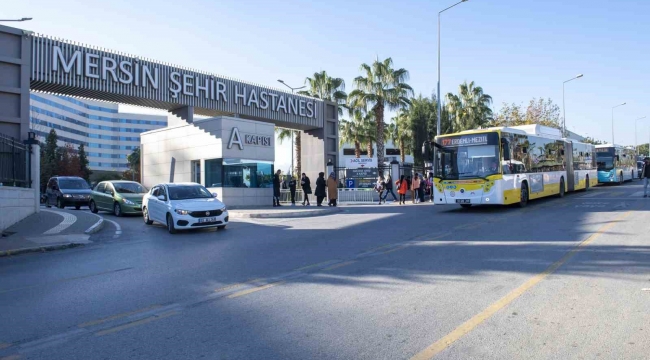 Mersin Büyükşehir Belediyesinden Şehir Hastanesi'ne 2 yeni hat: 177 ve 13