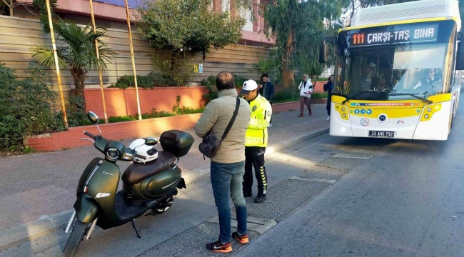 Mersin'de motosiklet denetimleri sürüyor